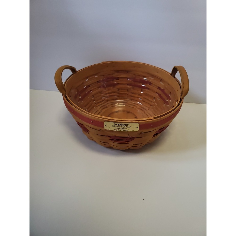 Vintage Longaberger Baskets, Protectors, and Liners Lot Handmade In 1999 & 1989 - Picture 11 of 16